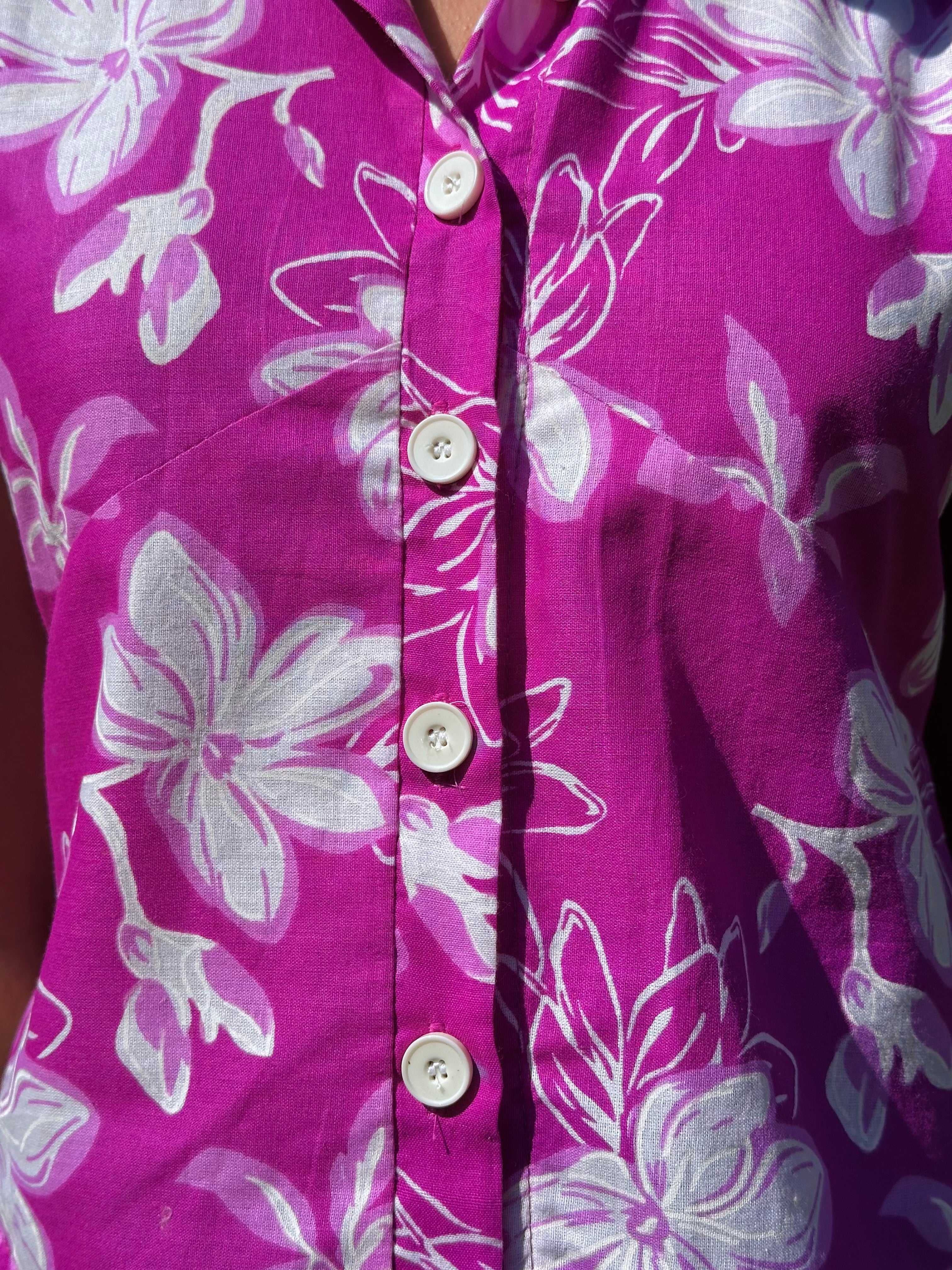 Pink Floral Crop Top 🌸