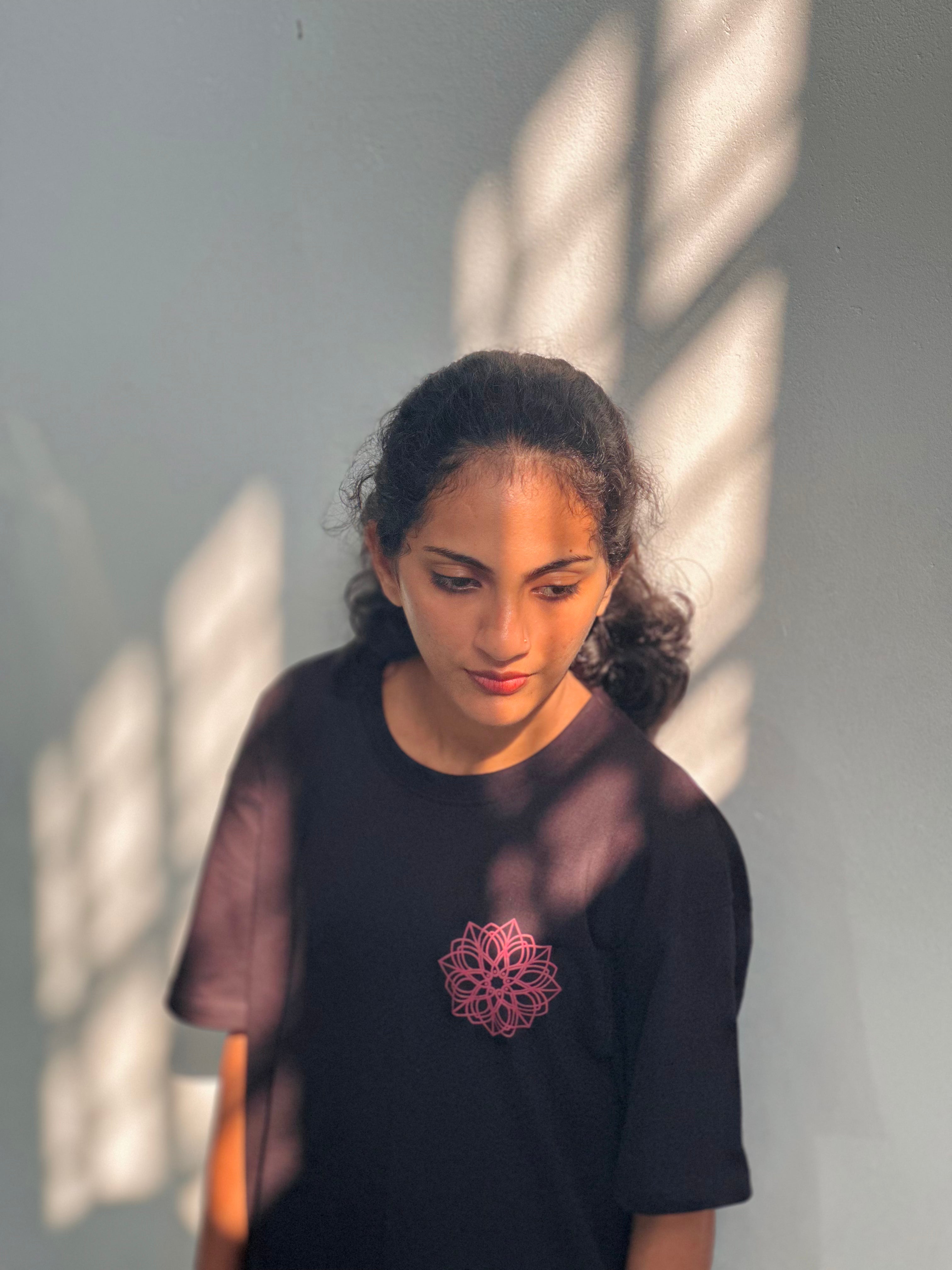 Urban Tapestry Black Oversized Tee