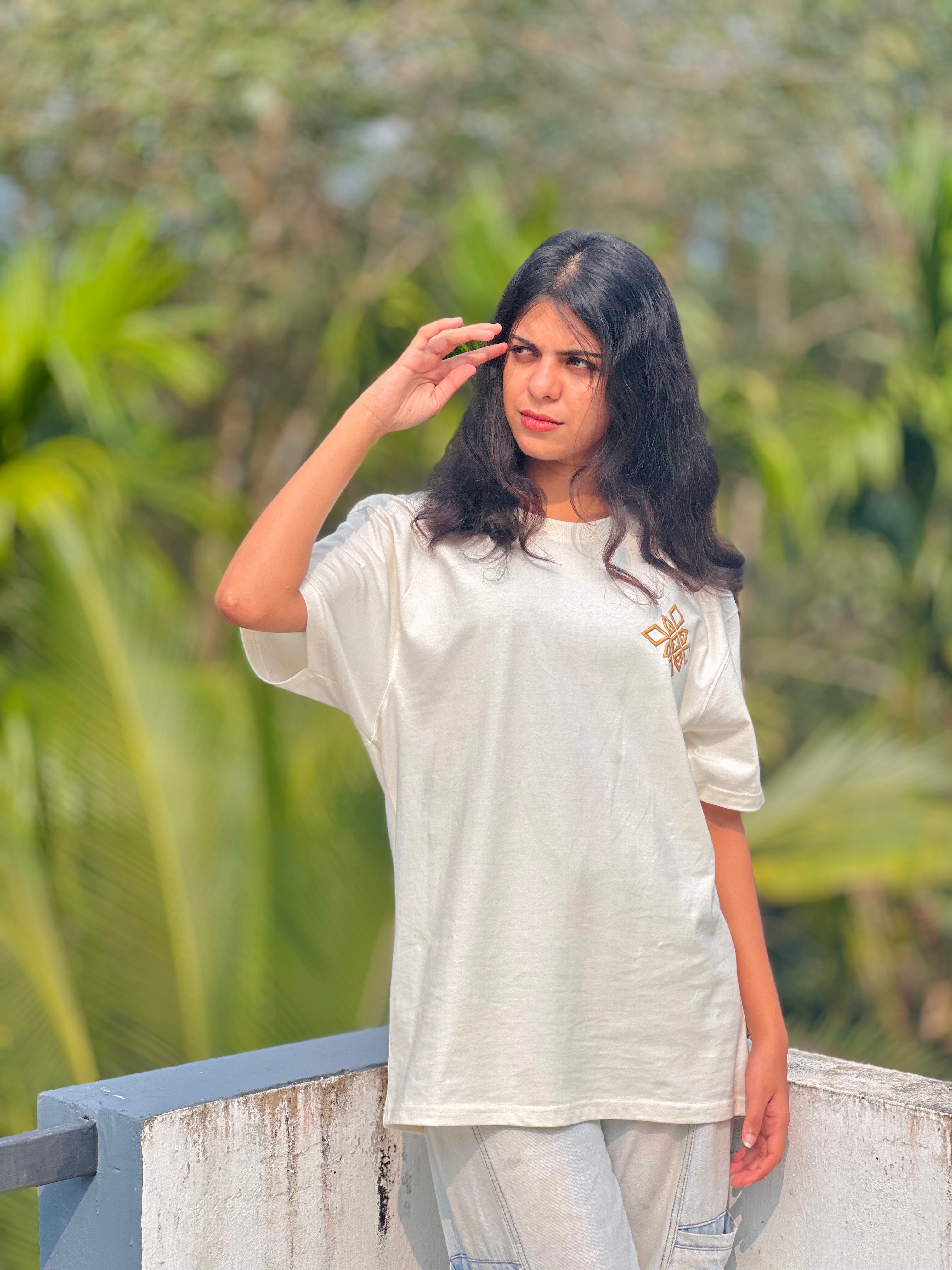 Off-White Mosaic Block Oversized Tee