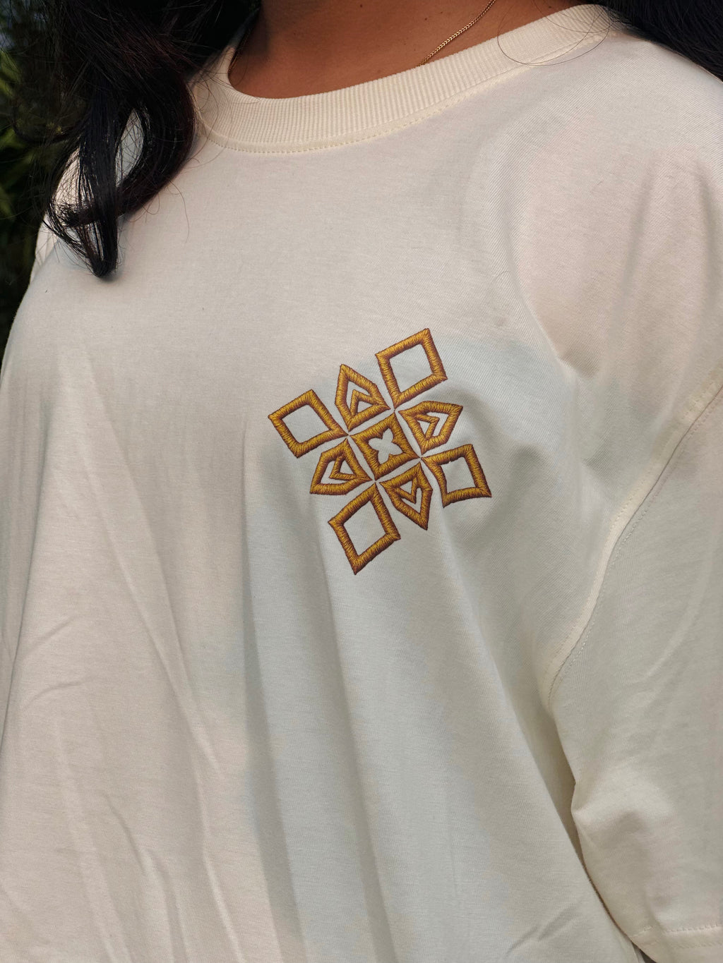 Off-White Mosaic Block Oversized Tee