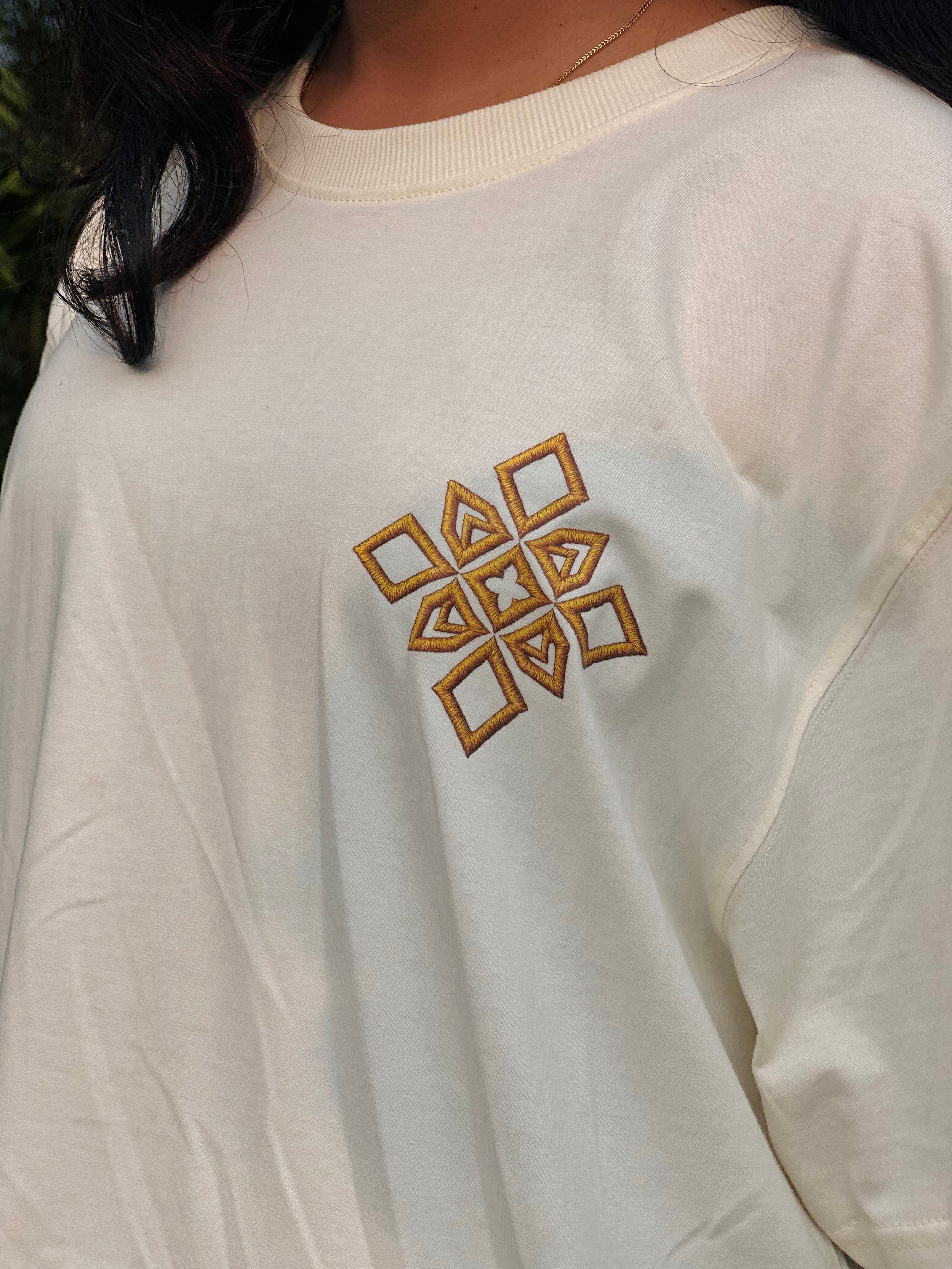 Off-White Mosaic Block Oversized Tee