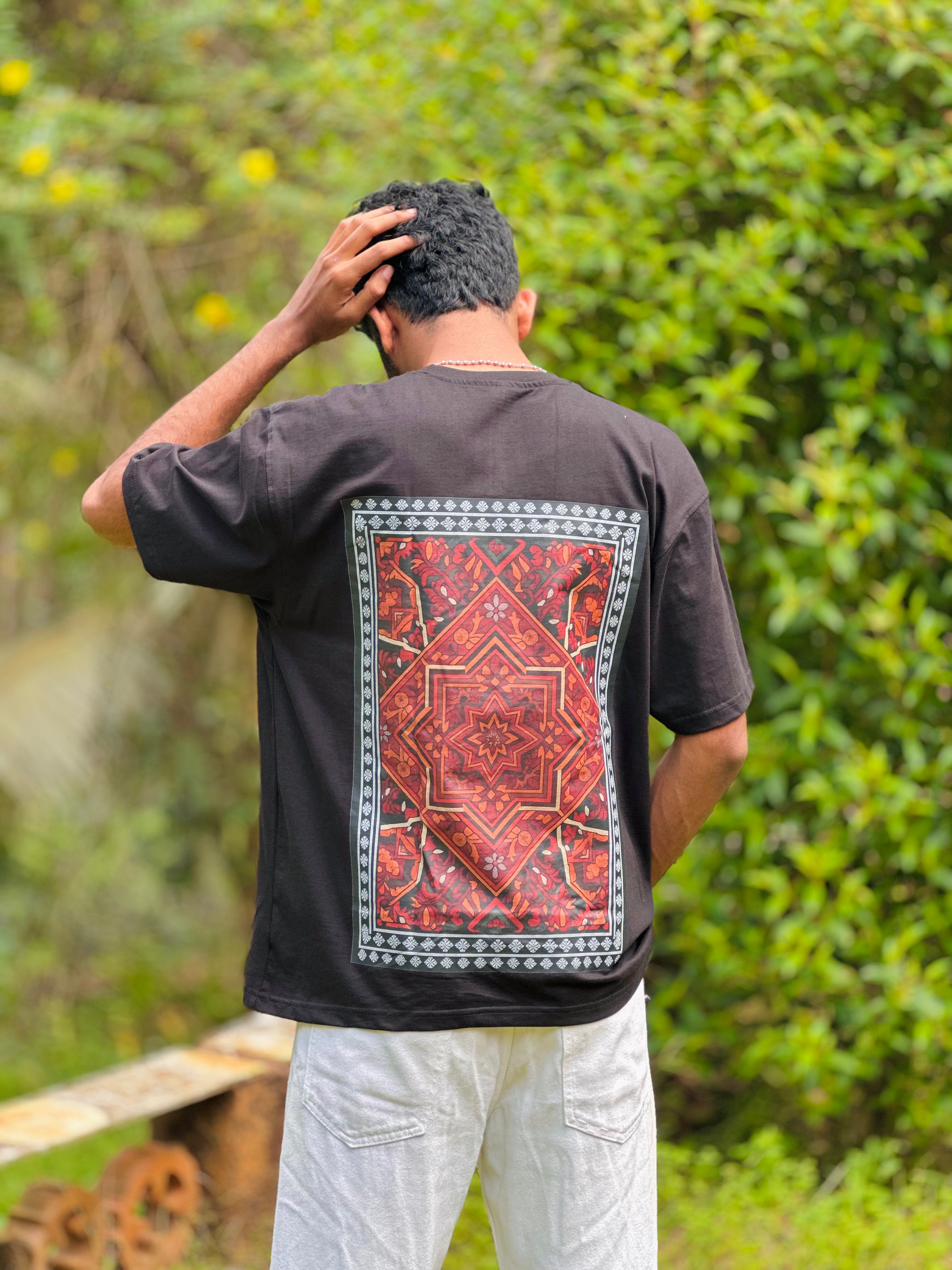Urban Tapestry Black Oversized Tee