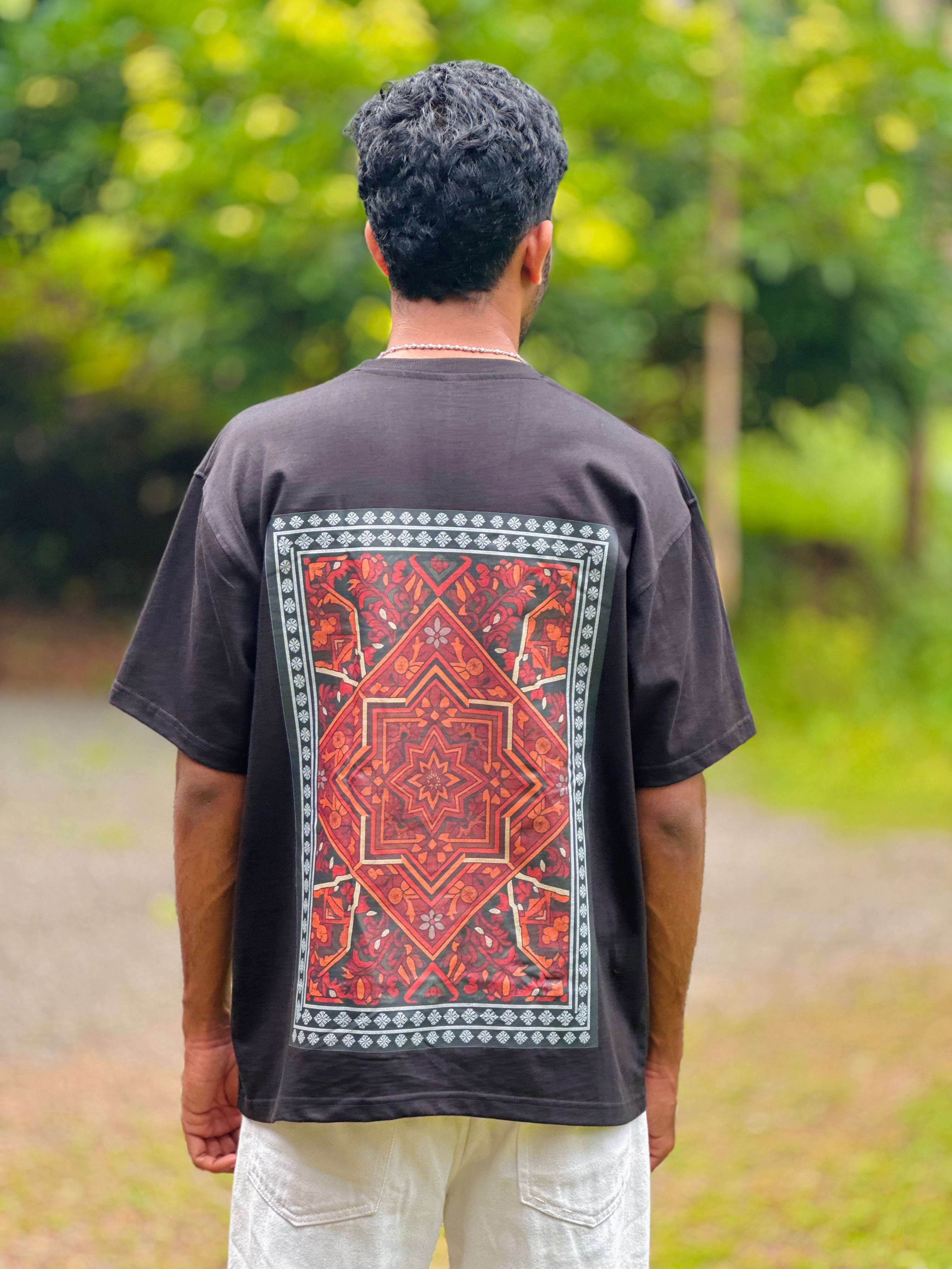 Urban Tapestry Black Oversized Tee