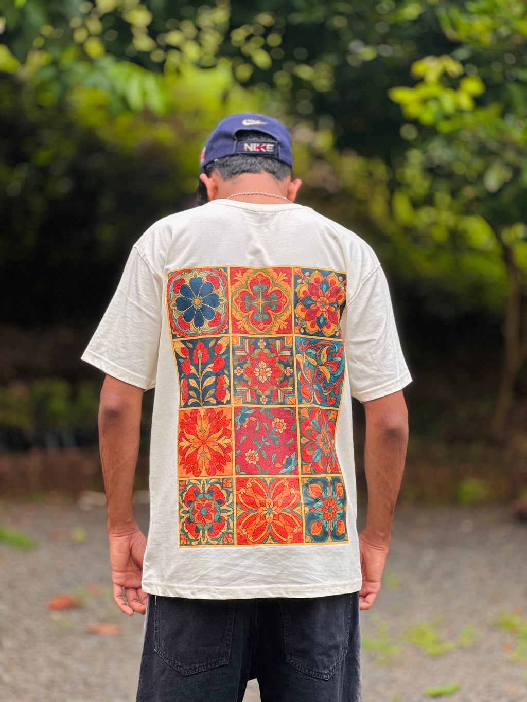 Off-White Mosaic Block Oversized Tee